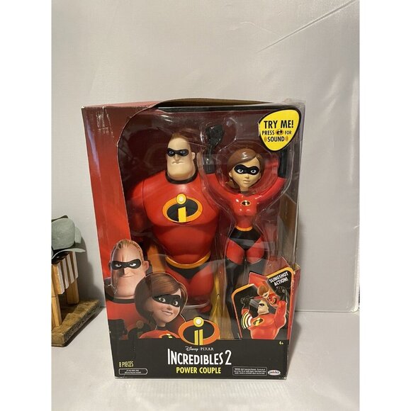 Disney Pixar Incredible 2 Mr. Incredible 13” Talking Action Figure New